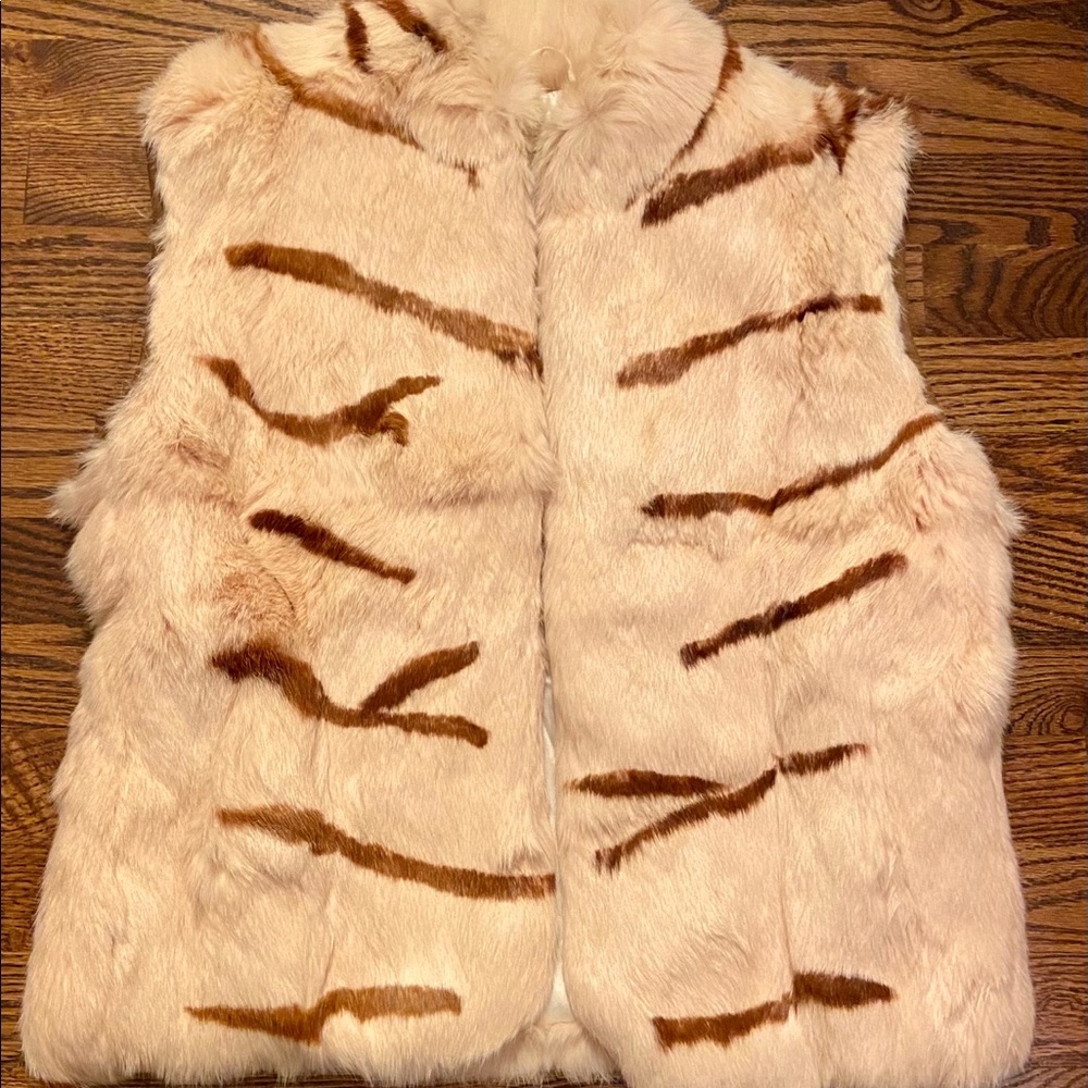 Vintage Rabbit Fur Vest (sz M)